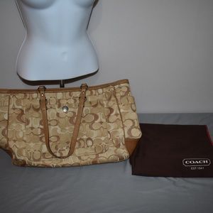Coach baby bag